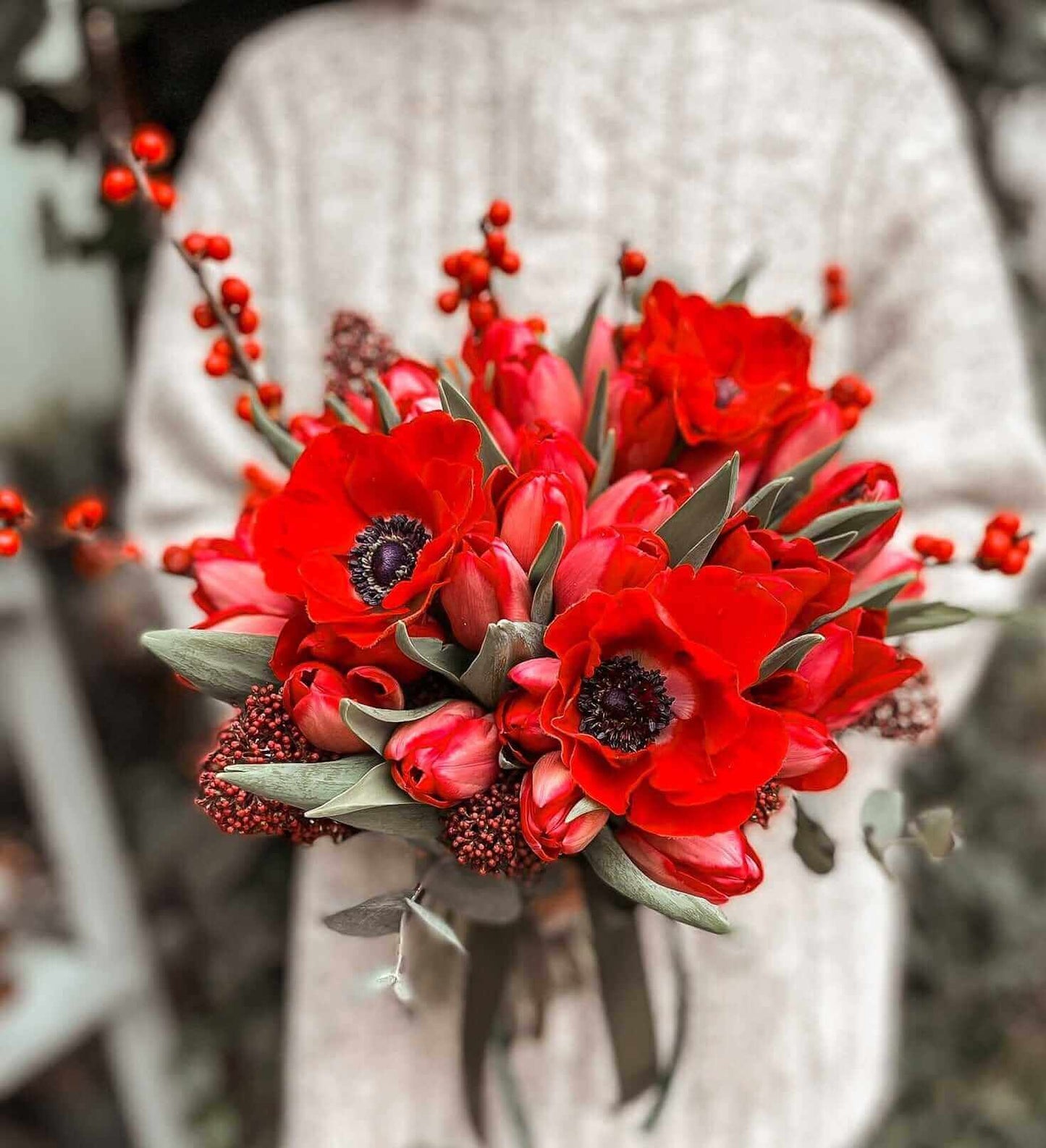 Buchet Red Passion - Desiree FlowerShop