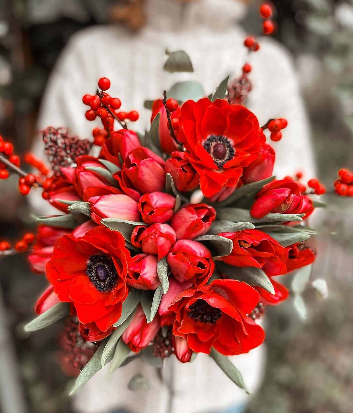 Buchet Red Passion - Desiree FlowerShop